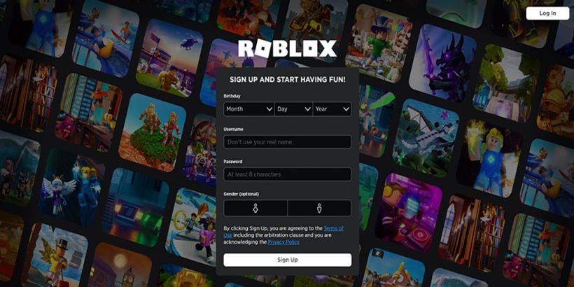 roblox login