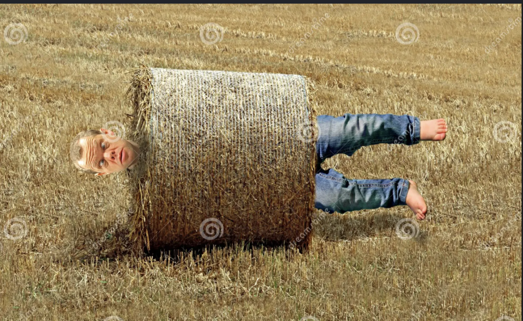 Twenty Two Tons Of Rock Beats One Stuck Hay Trailer